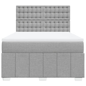Κρεβάτι Boxspring με Στρώμα Αν. Πράσινο 160x200εκ Υφασμάτινο - Pakobazaar