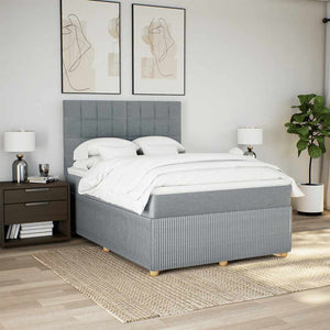 Κρεβάτι Boxspring με Στρώμα Αν. Πράσινο 160x200εκ Υφασμάτινο - Pakobazaar