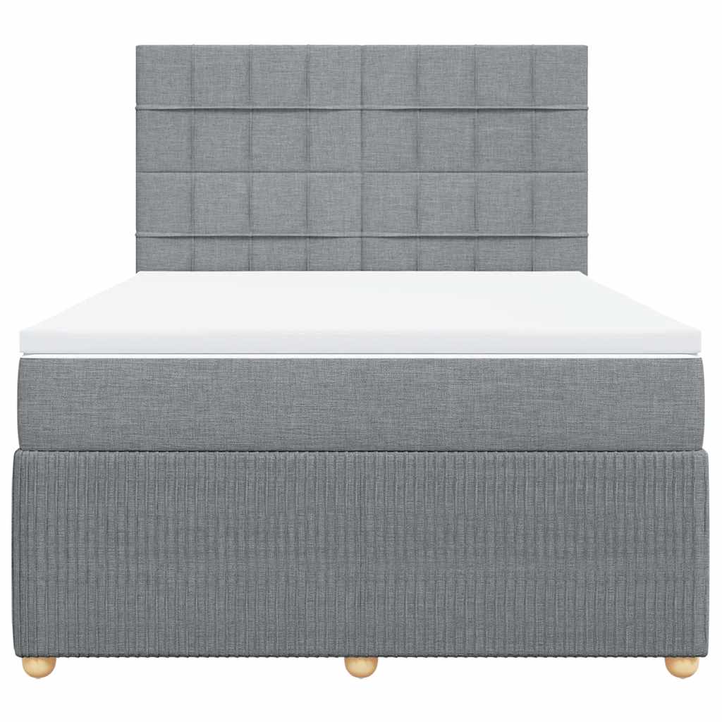 Κρεβάτι Boxspring με Στρώμα Αν. Πράσινο 160x200εκ Υφασμάτινο - Pakobazaar