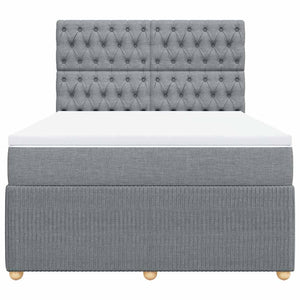 Κρεβάτι Boxspring με Στρώμα Αν. Πράσινο 160x200εκ Υφασμάτινο - Pakobazaar