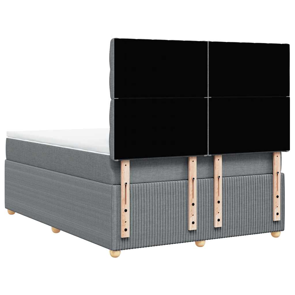 Κρεβάτι Boxspring με Στρώμα Αν. Πράσινο 160x200εκ Υφασμάτινο - Pakobazaar