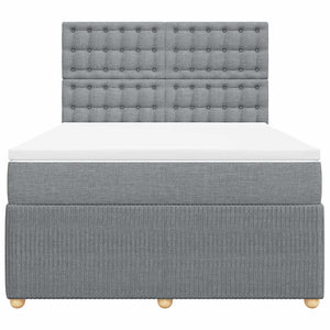 Κρεβάτι Boxspring με Στρώμα Αν. Πράσινο 160x200εκ Υφασμάτινο - Pakobazaar