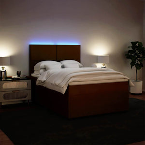 Κρεβάτι Boxspring με Στρώμα Ροζ 140x200 εκ. Βελούδινο - Pakobazaar