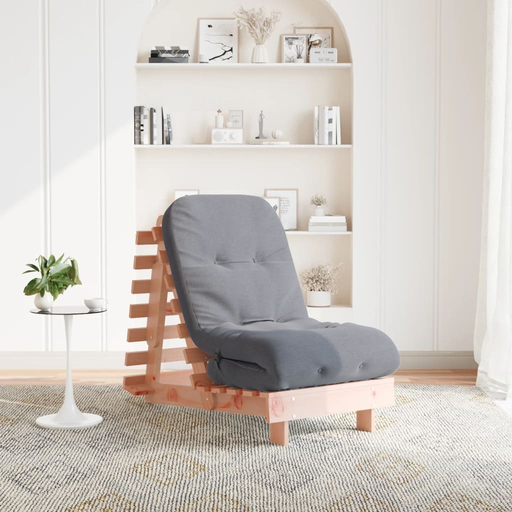 Καναπές Κρεβάτι Futon/Στρώμα 60x206x11 Μασίφ Ξύλο Ψευδοτσούγκα - Pakobazaar