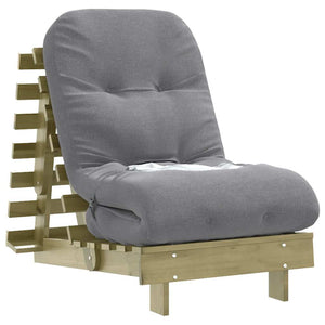 Καναπές Κρεβάτι Futon/Στρώμα 60x206x11 Εμποτισμένο Ξύλο Πεύκου - Pakobazaar