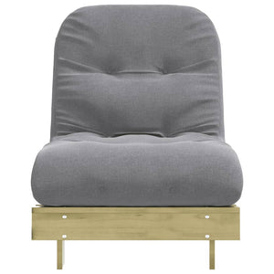 Καναπές Κρεβάτι Futon/Στρώμα 70x206x11 Εμποτισμένο Ξύλο Πεύκου - Pakobazaar