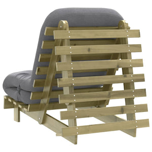 Καναπές Κρεβάτι Futon/Στρώμα 70x206x11 Εμποτισμένο Ξύλο Πεύκου - Pakobazaar