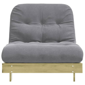 Καναπές Κρεβάτι Futon/Στρώμα 80x206x11 Εμποτισμένο Ξύλο Πεύκου - Pakobazaar