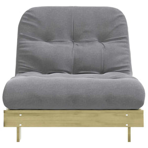 Καναπές Κρεβάτι Futon/Στρώμα 90x206x11 Εμποτισμένο Ξύλο Πεύκου - Pakobazaar
