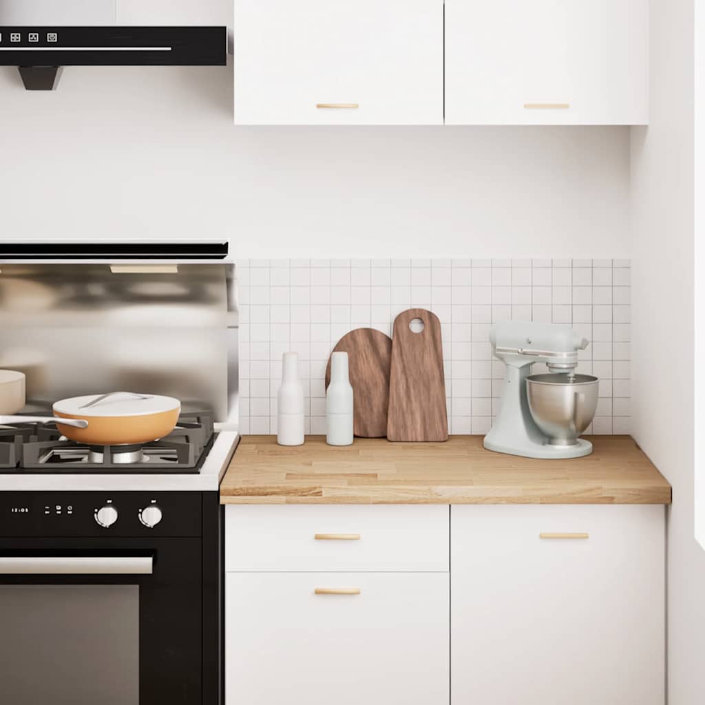 πάγκος εργασίας κουζίνας 100x63,5x4 εκ. στερεό δρυς ορθογώνιο