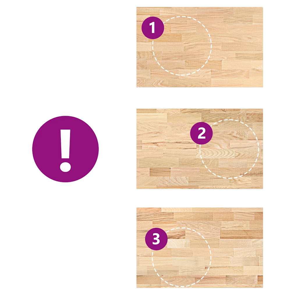 πάγκος εργασίας κουζίνας 100x63,5x4 εκ. στερεό δρυς ορθογώνιο