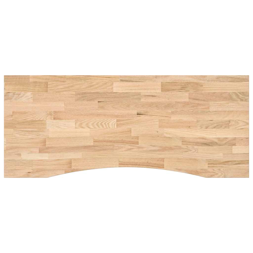 Επιφάνεια Γραφείου Ορθογώνια 120x50x2,5 εκ. από Μασίφ Ξύλο Δρυός - Pakobazaar