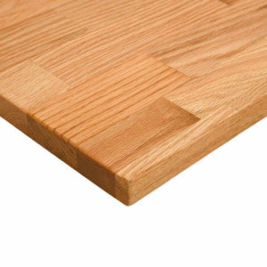 Επιφάνεια Τραπεζιού Ορθογώνιος 80x60x2,5 εκ. Μασίφ Ξύλο Δρυός - Pakobazaar