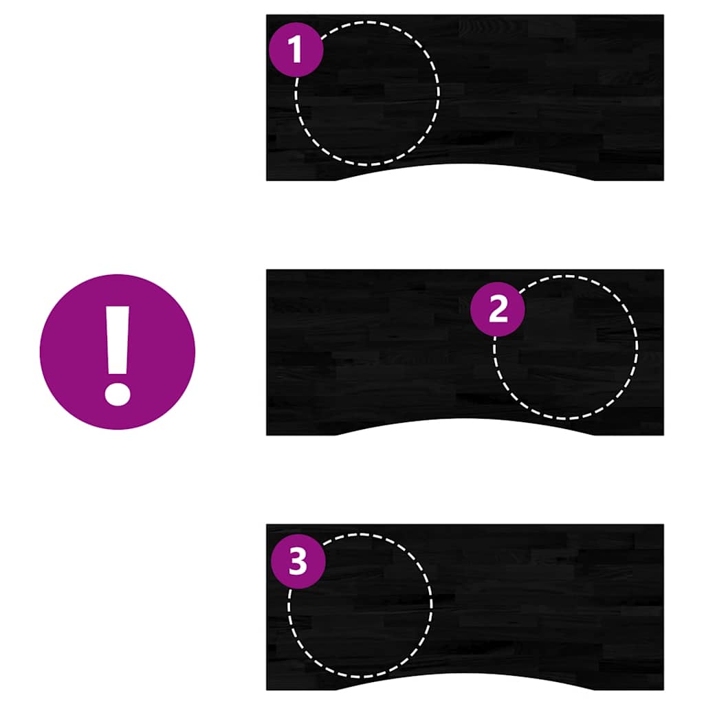 Επιφάνεια Τραπεζιού Ορθογώνιος 120x60x2,5 εκ. Μασίφ Ξύλο Δρυός