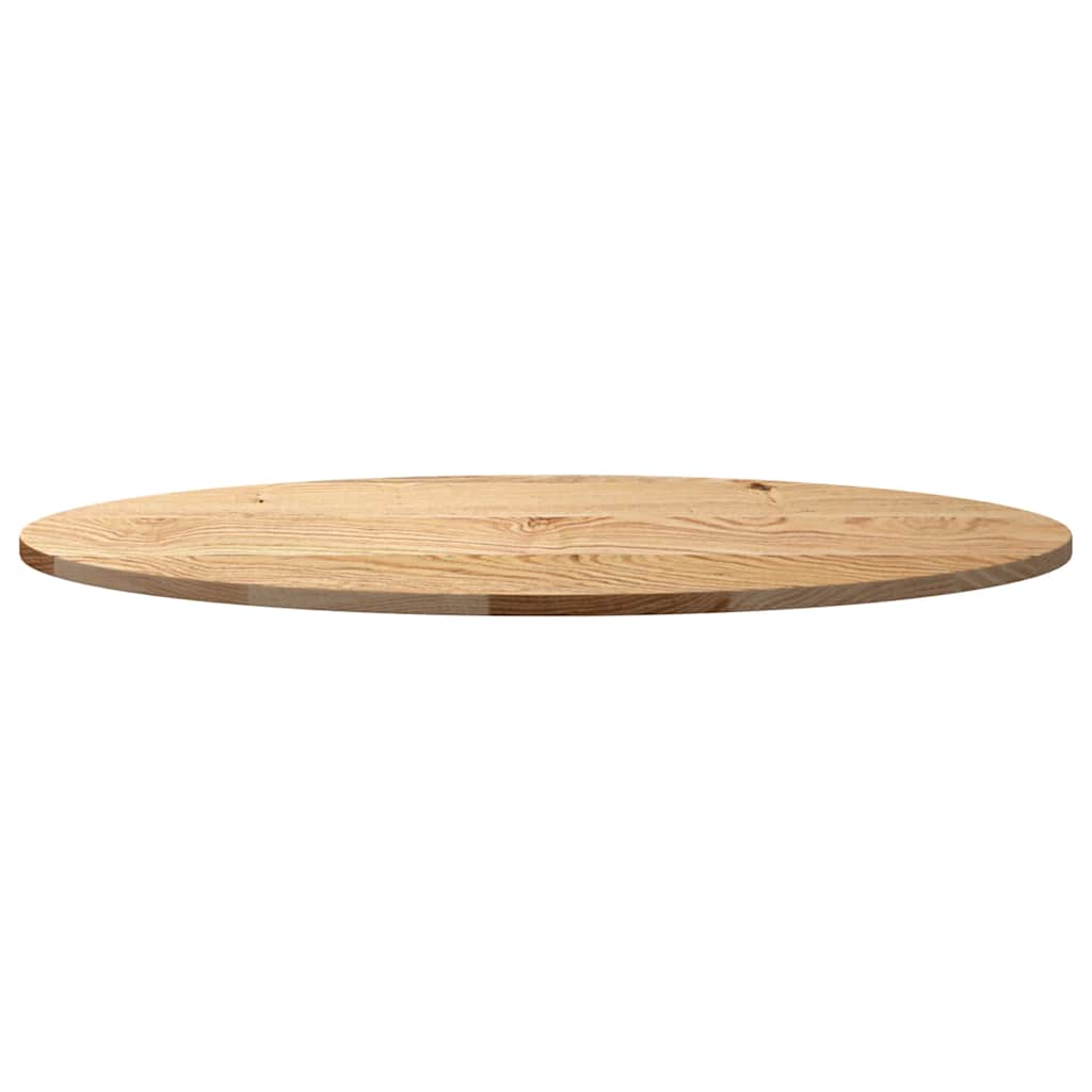 Επιτραπέζια επιφάνεια 100x50x2 cm μασίφ ξύλο δρυς οβάλ