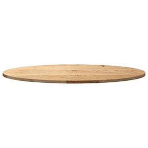 Επιτραπέζια επιφάνεια 100x50x2 cm μασίφ ξύλο δρυς οβάλ