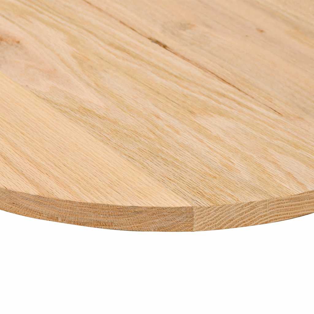 Επιτραπέζια επιφάνεια 100x50x2 cm μασίφ ξύλο δρυς οβάλ