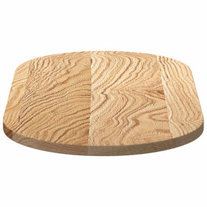 Επιτραπέζια επιφάνεια 80x40x2 cm μασίφ ξύλο δρυς οβάλ