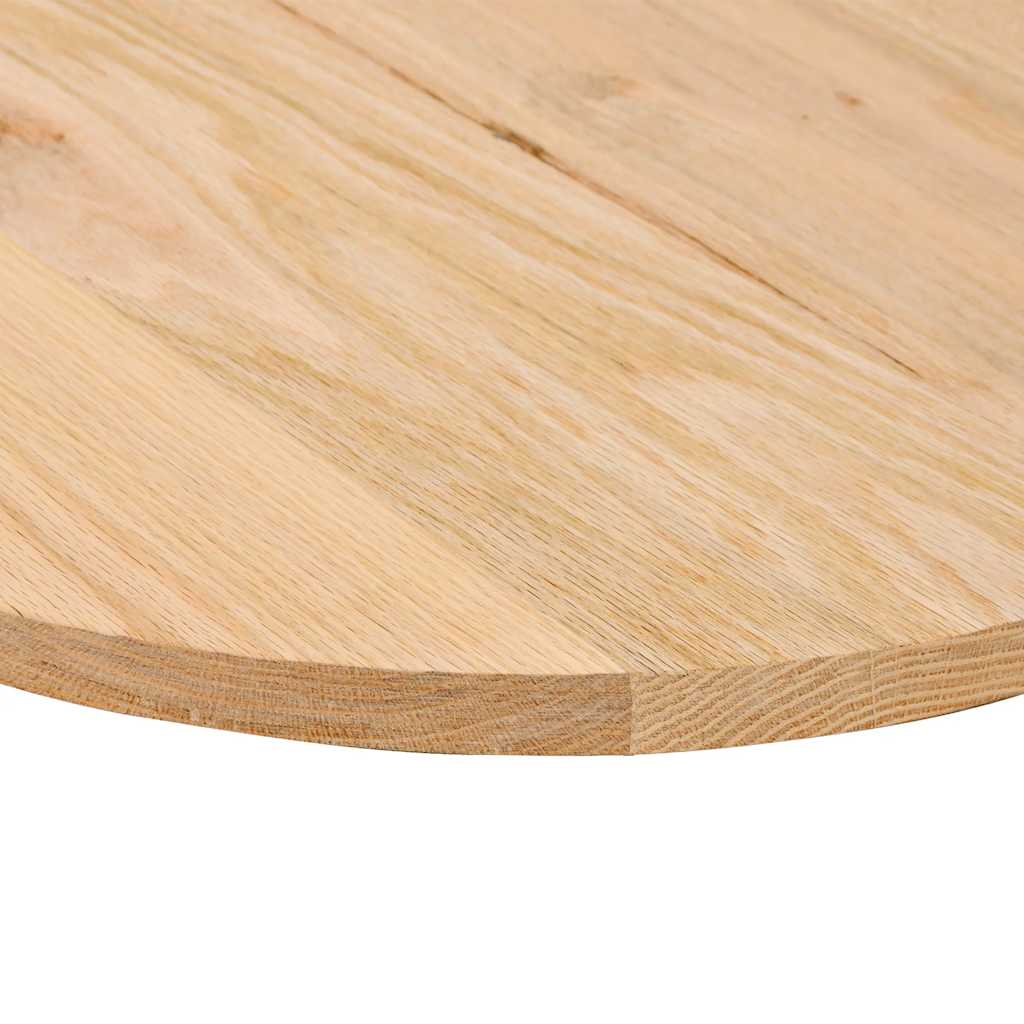 Επιφάνεια Τραπεζιού Οβάλ 120x60x2 εκ. από Μασίφ Ξύλο Δρυός - Pakobazaar