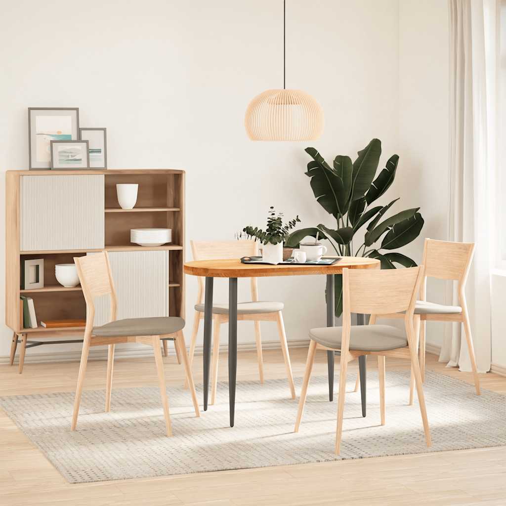 Επιτραπέζια επιφάνεια Ανοιχτό Καφέ 100x50x4 εκ. Ξύλο Δρυός Οβάλ