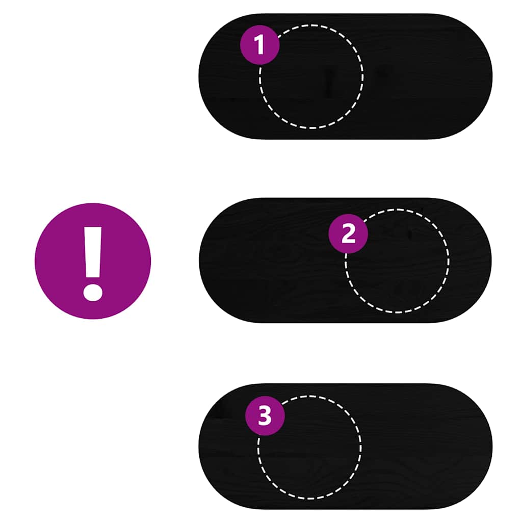 Επιτραπέζια επιφάνεια Σκούρο Καφέ 140x60x2 εκ. Ξύλο Δρυός Οβάλ