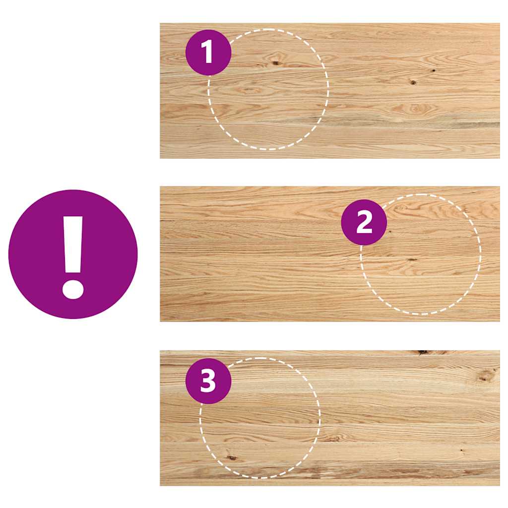 Περβάζια παραθύρων 2 τεμ. 100x40x2 εκ. Ακατέργαστο Μασίφ Δρυός - Pakobazaar