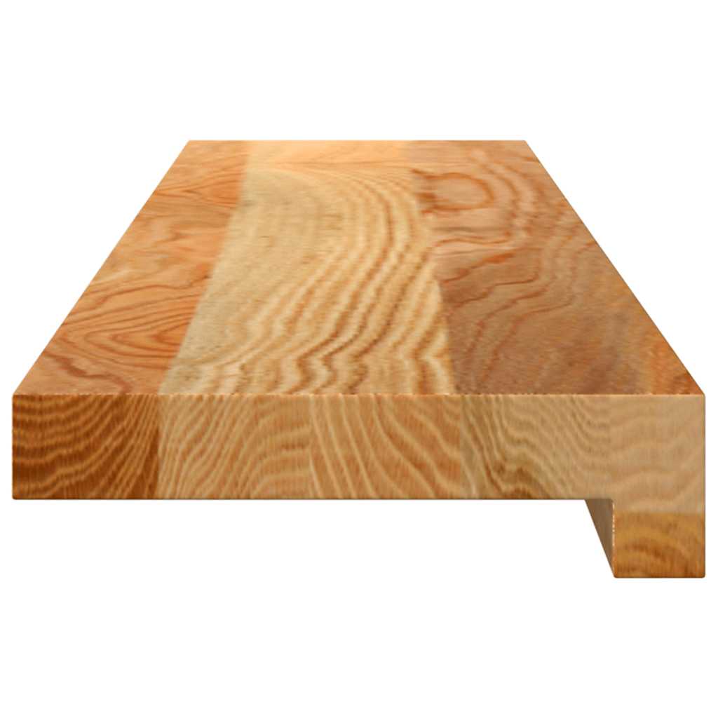 Περβάζια παραθύρων 2 τεμ. Αν. Καφέ 80x15x2 εκ. Μασίφ Ξύλο Δρυός - Pakobazaar