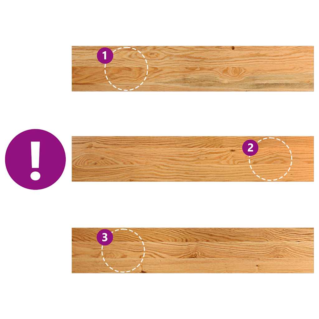 Περβάζια παραθύρων 2 τεμ. Αν. Καφέ 80x15x2 εκ. Μασίφ Ξύλο Δρυός - Pakobazaar