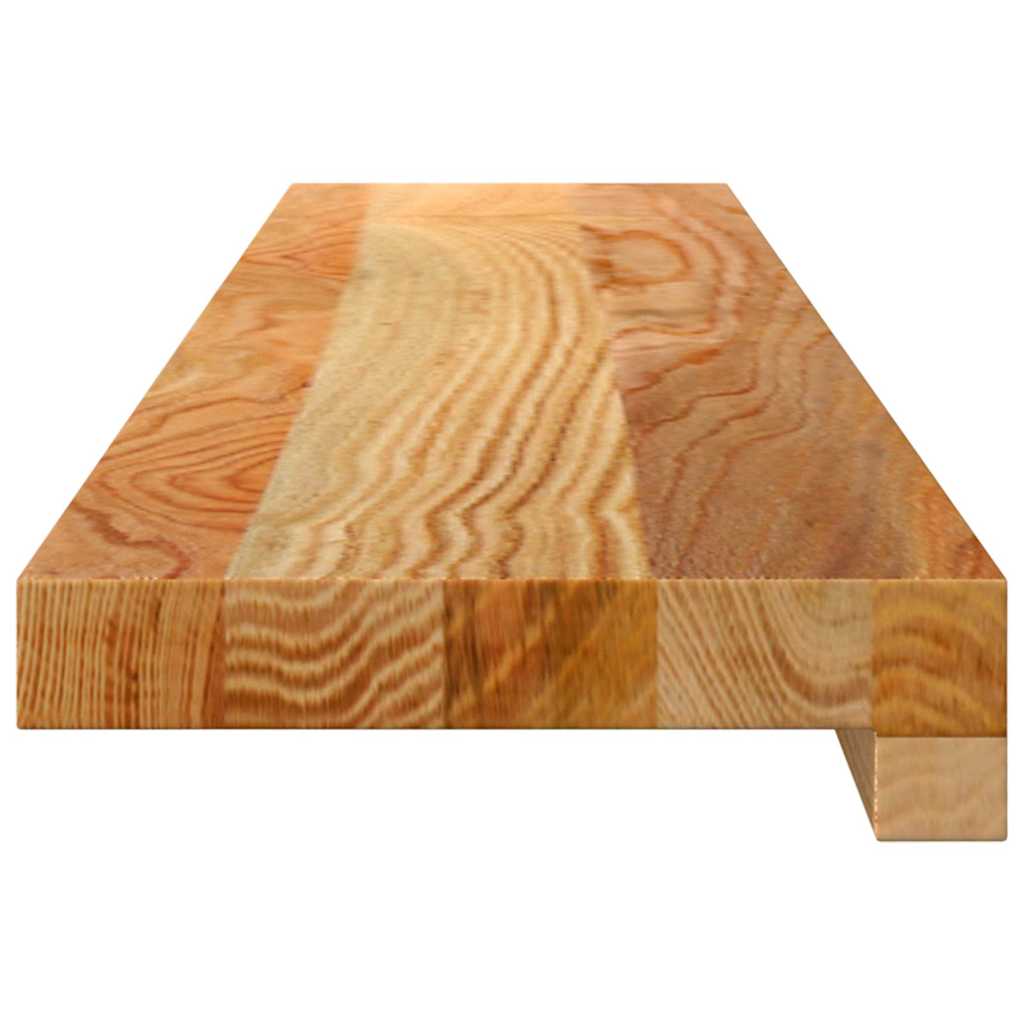 Περβάζια παραθύρων 2 τεμ. Αν. Καφέ 90x15x2 εκ. Μασίφ Ξύλο Δρυός