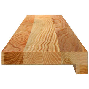 Περβάζια παραθύρων 2 τεμ. Αν. Καφέ 100x15x2εκ. Μασίφ Ξύλο Δρυός