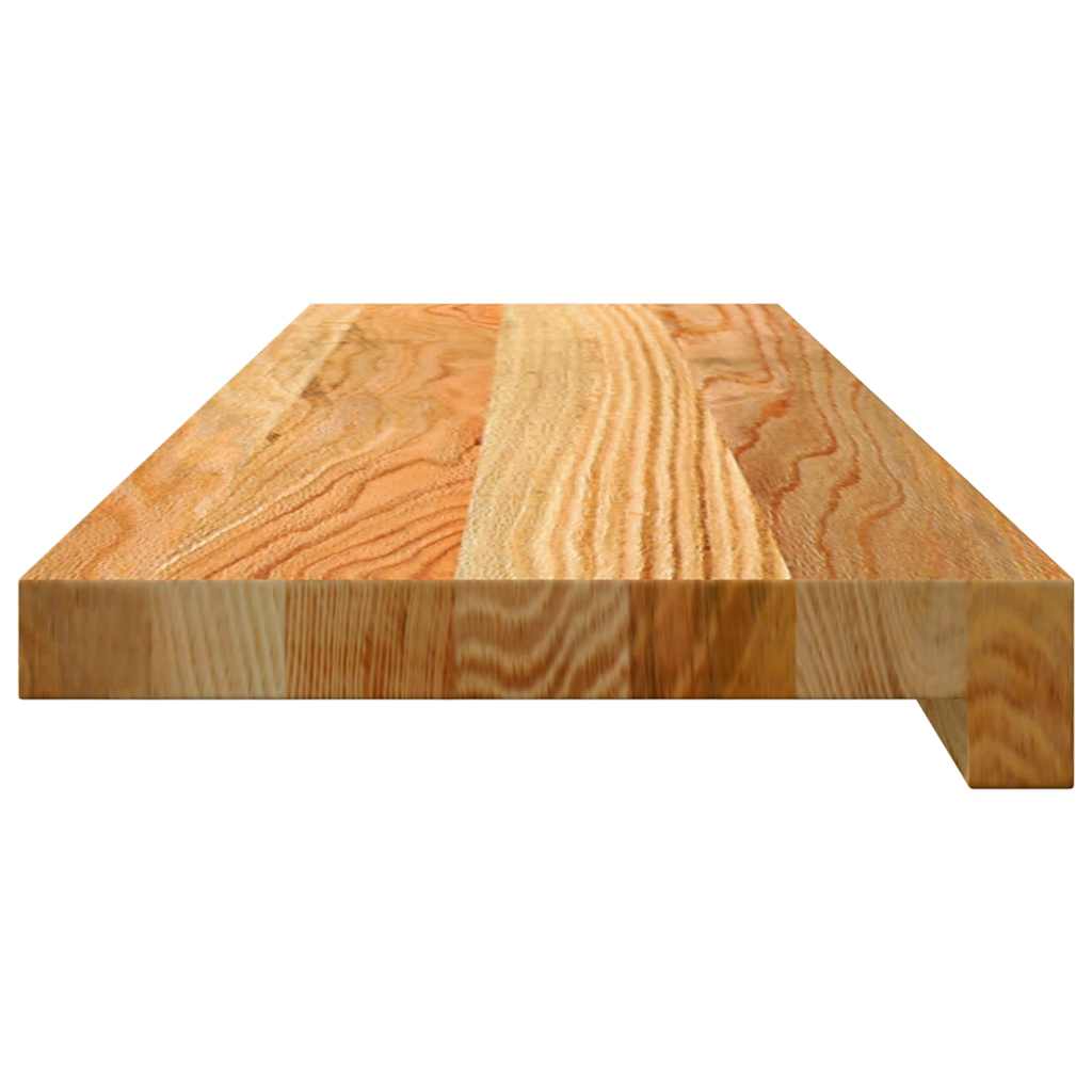 Περβάζια παραθύρων 2 τεμ. Αν. Καφέ 80x20x2 εκ. Μασίφ Ξύλο Δρυός