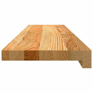Περβάζια παραθύρων 2 τεμ. Αν. Καφέ 90x20x2 εκ. Μασίφ Ξύλο Δρυός