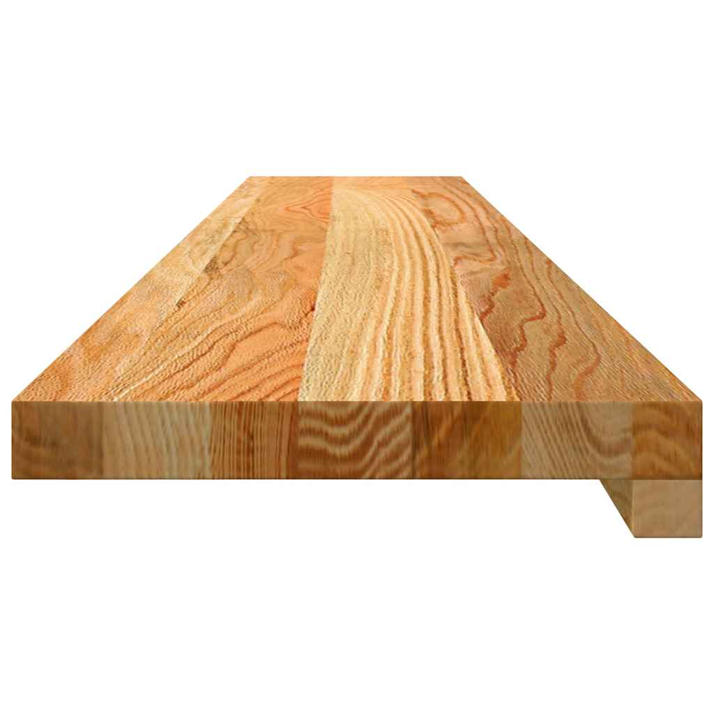 Περβάζια παραθύρων 2 τεμ. Αν. Καφέ 110x20x2εκ. Μασίφ Ξύλο Δρυός