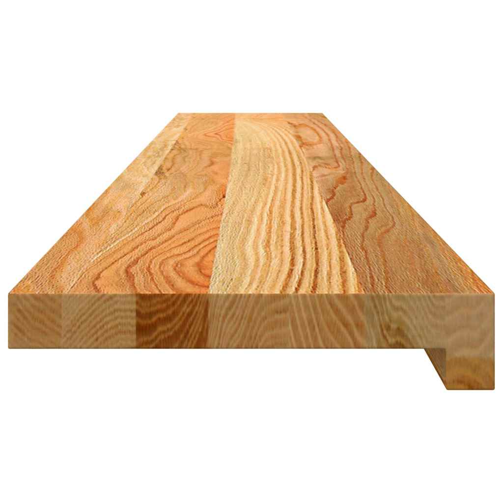 Περβάζια παραθύρων 2 τεμ. Αν. Καφέ 120x20x2εκ. Μασίφ Ξύλο Δρυός