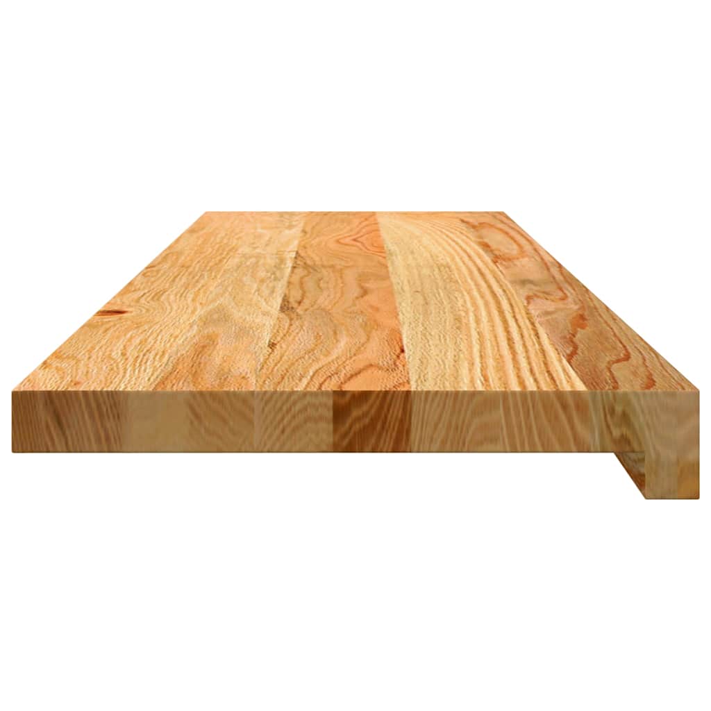 Περβάζια παραθύρων 2 τεμ. Αν. Καφέ 90x25x2 εκ. Μασίφ Ξύλο Δρυός