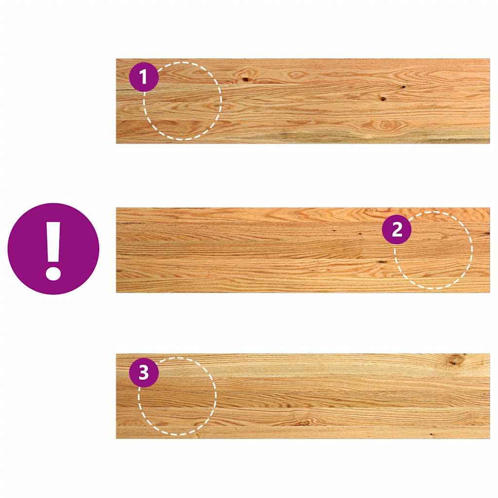 Περβάζια παραθύρων 2 τεμ. Αν. Καφέ 110x30x2εκ. Μασίφ Ξύλο Δρυός - Pakobazaar