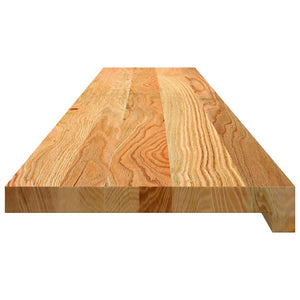 Περβάζια παραθύρων 2 τεμ. Αν. Καφέ 140x30x2εκ. Μασίφ Ξύλο Δρυός