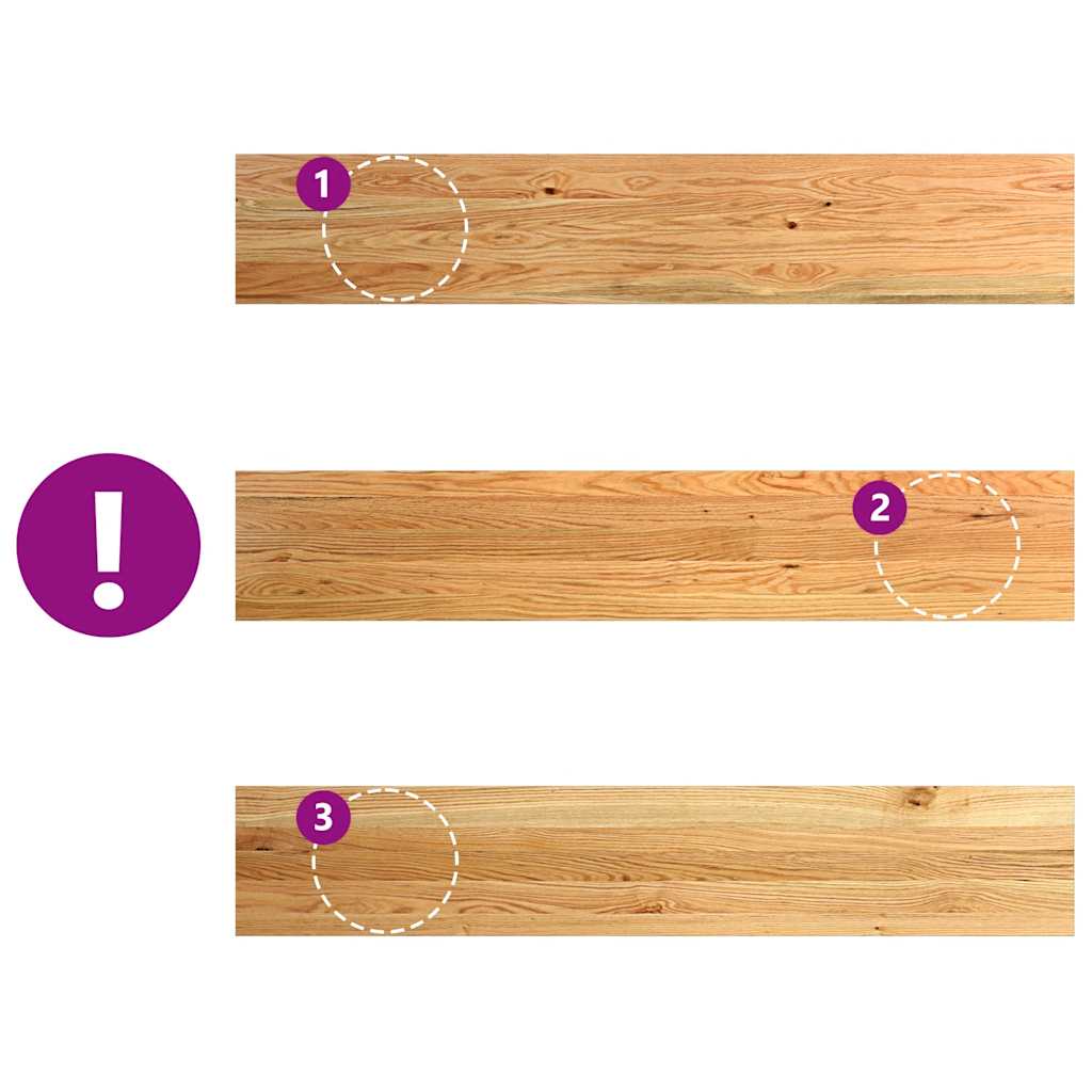 Περβάζια παραθύρων 2 τεμ. Αν. Καφέ 140x30x2εκ. Μασίφ Ξύλο Δρυός