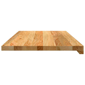 Περβάζια παραθύρων 2 τεμ. Αν. Καφέ 80x40x2 εκ. Μασίφ Ξύλο Δρυός