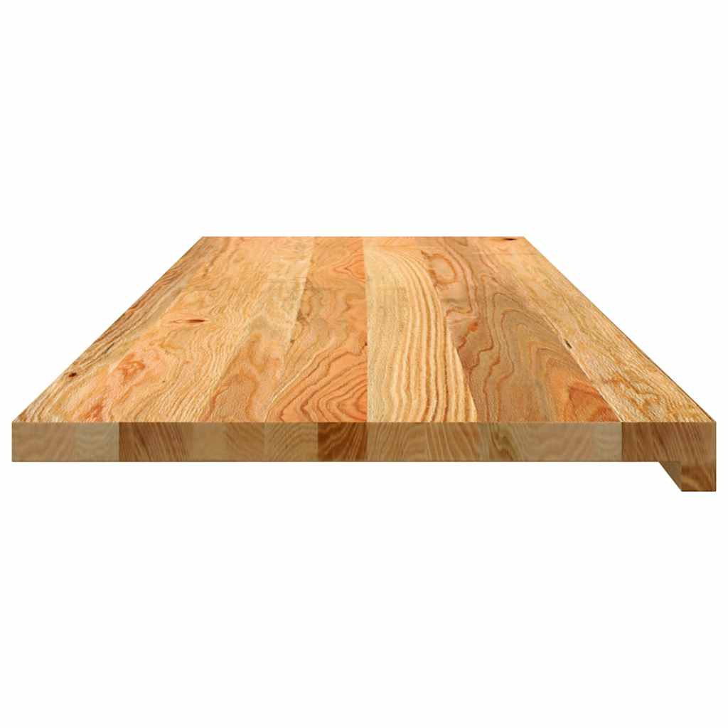 Περβάζια παραθύρων 2 τεμ. Αν. Καφέ 120x40x2εκ. Μασίφ Ξύλο Δρυός
