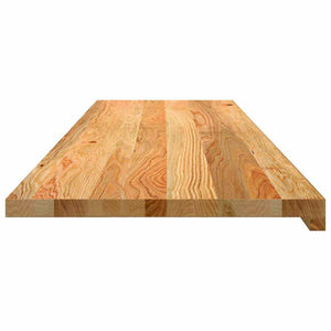 Περβάζια παραθύρων 2 τεμ. Αν. Καφέ 140x40x2εκ. Μασίφ Ξύλο Δρυός