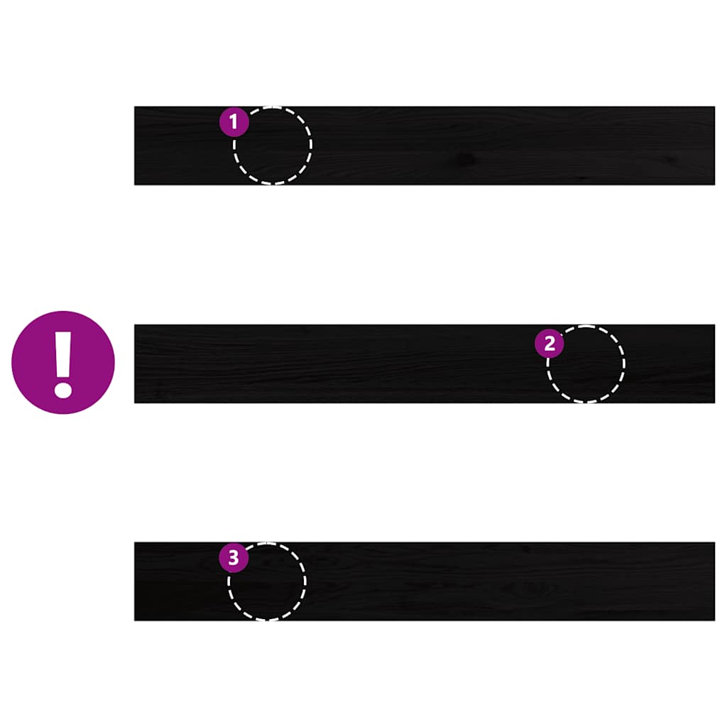 Περβάζια παραθύρων 2 τεμ. Σκ. Καφέ 110x15x2εκ. Μασίφ Ξύλο Δρυός - Pakobazaar