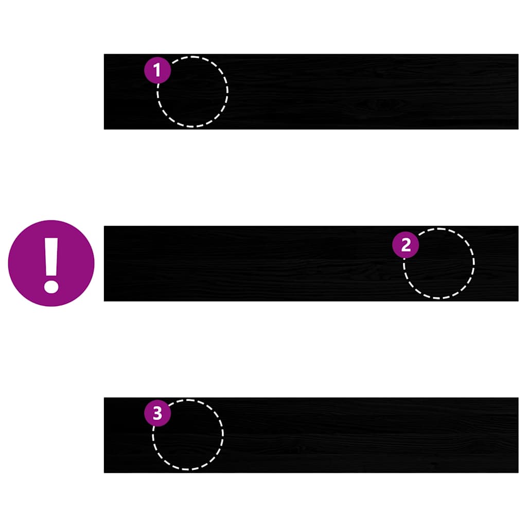 Περβάζια παραθύρων 2 τεμ. Σκ. Καφέ 110x20x2εκ. Μασίφ Ξύλο Δρυός