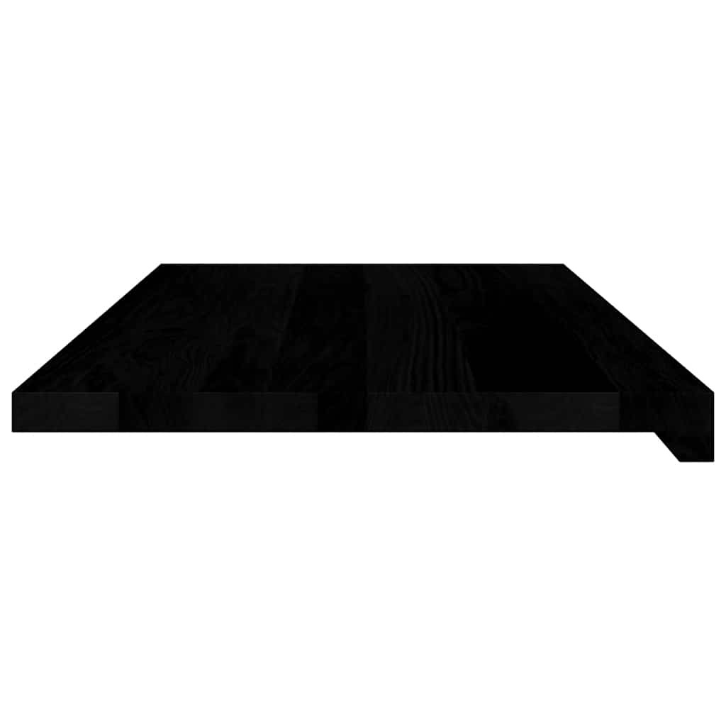 Περβάζια παραθύρων 2 τεμ. Σκ. Καφέ 80x40x2 εκ. Μασίφ Ξύλο Δρυός