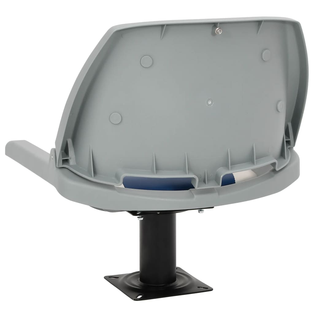 Κάθισμα Σκάφους Πτυσσόμενο 4 τεμ. Μπλε/Λευκό 48x51x41 εκ. - Pakobazaar