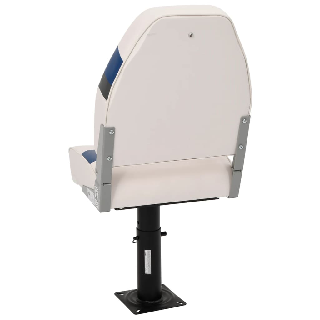 Κάθισμα Σκάφους Σετ 2 τεμ. με Ψηλή Πλάτη Αναδιπλούμενο - Pakobazaar