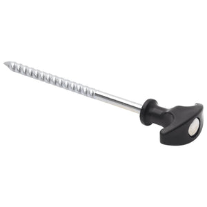 Πασσαλάκια Σκηνής 24 τεμ. 17 εκ. Ø7 χιλ. Γαλβανισμένο Ατσάλι