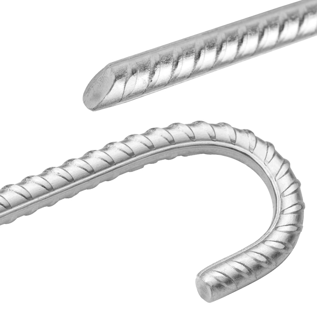 Πασσαλάκια Σκηνής 6 τεμ. 41,5 εκ. Ø12 χιλ. Γαλβανισμένο Ατσάλι