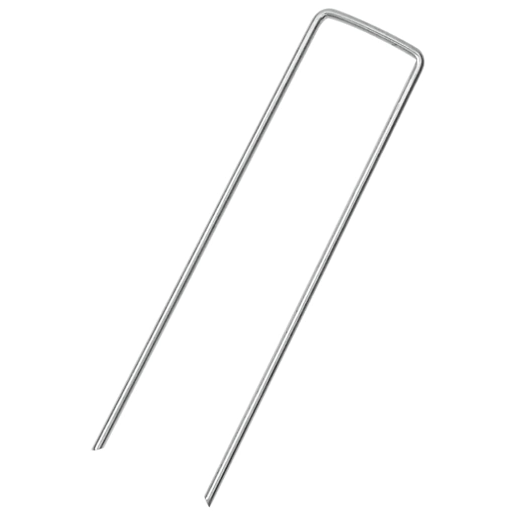 Στηρίγματα Εδάφους Σχήμα U 50 τεμ. 15x3,5 εκ. Γαλβαν. Ατσάλι