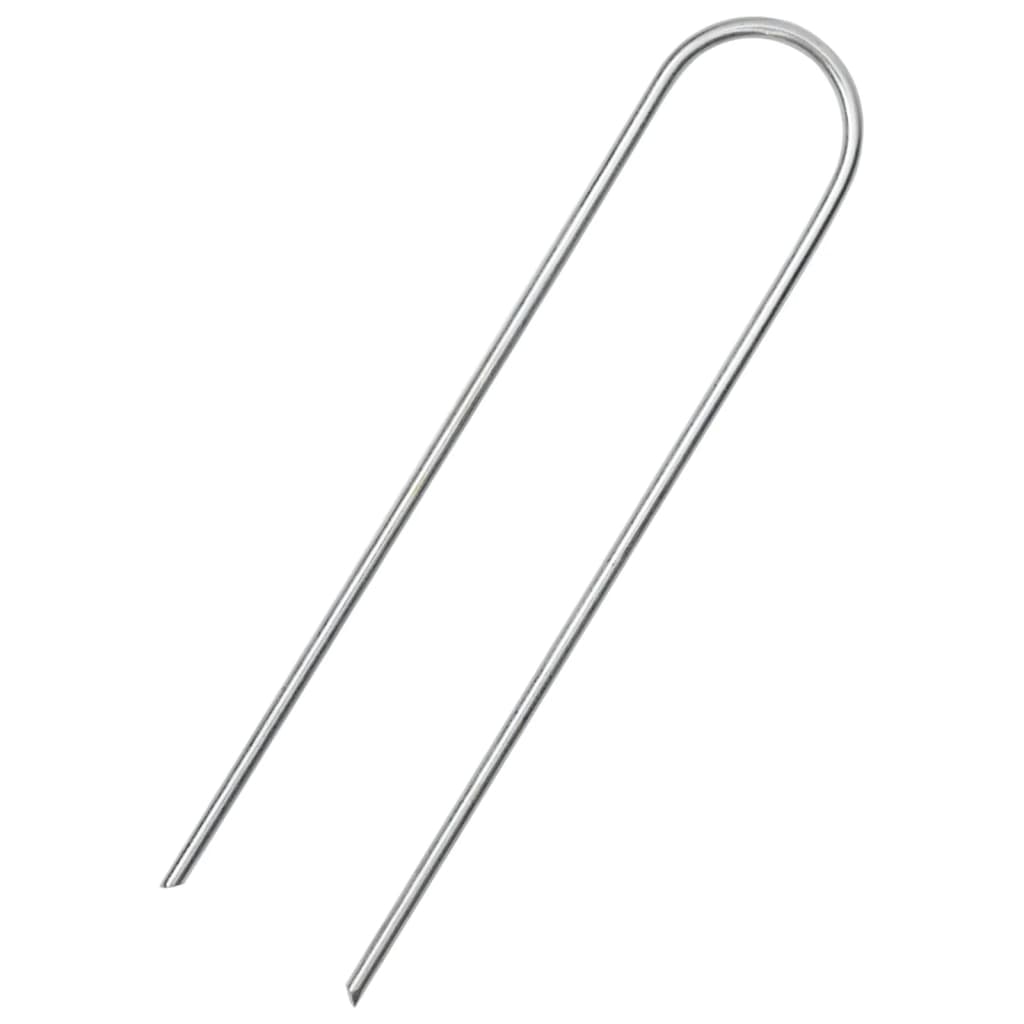 Στηρίγματα Εδάφους Σχήμα U 25 τεμ. 15x3,5 εκ. Γαλβαν. Ατσάλι